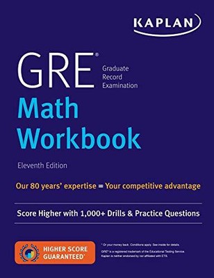 GRE Math Workbook: Score Higher wit..., Kaplan Test Pre