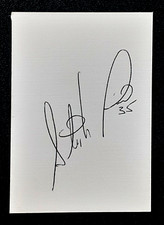 STEPHANE FISET AUTHENTIC AUTOGRAPH / HAND SIGNED NHL HOCKEY SIGNATURE      10670