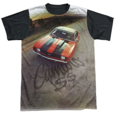 Chevrolet Camaro Ss Adult Halloween Costume T Shirt (Black Back), S-3XL