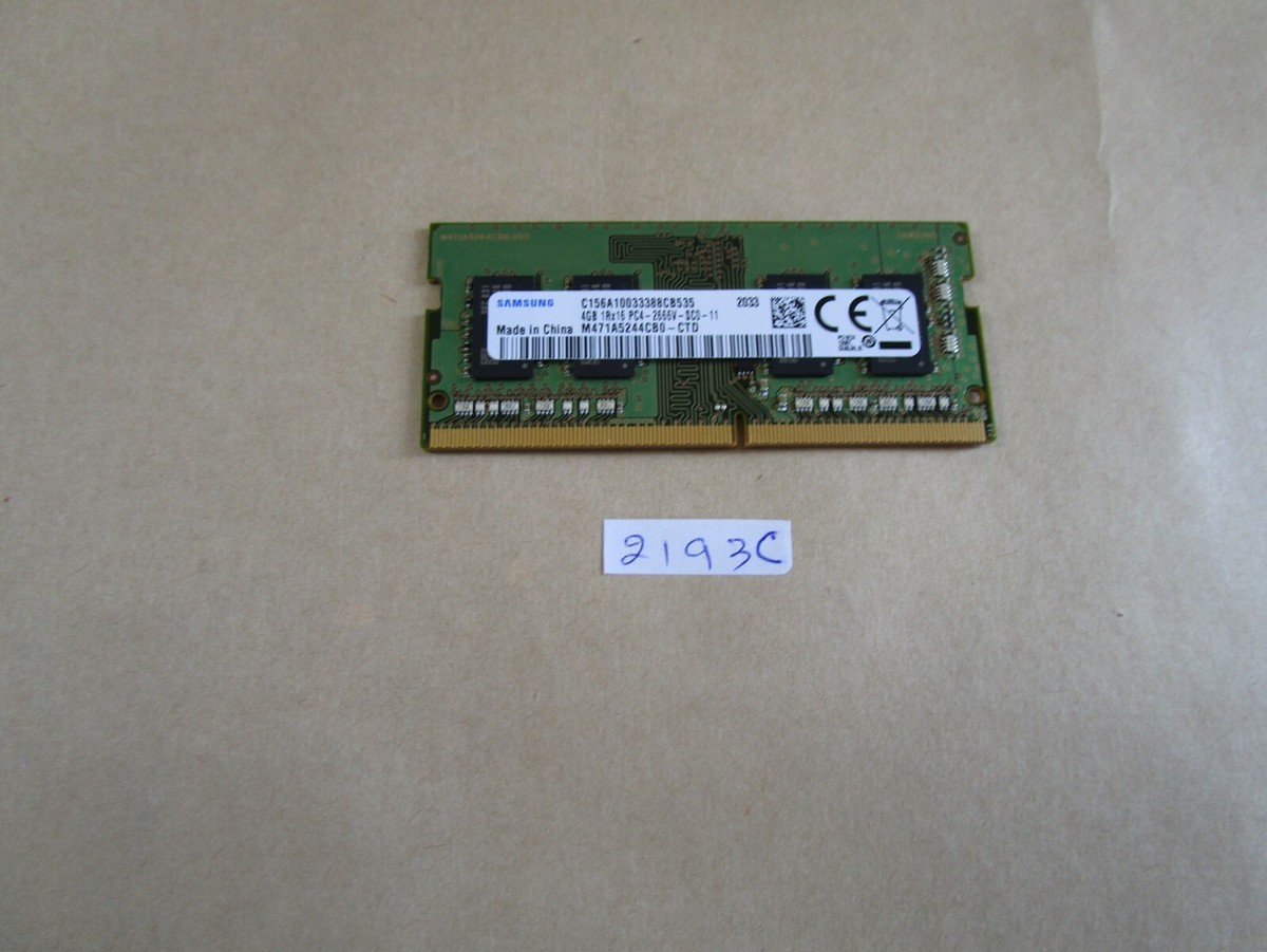 4GB RAM DDR4 PC4-2666V Laptop Memory Stick KN.4GB07.036 | eBay