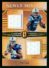 112 Relic, 2020 Panini GS, Newly Minted, Taylor & Pittman RC, #MMD10, 246/249