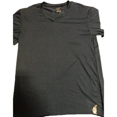 Ed Hardy Blue Medium V-neck Plain Short Sleeve T-shirt - Image 1 of 4