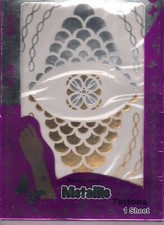 8" LARGE METALLIC TATTOO Body Art Gold Silver Temporary Summer Beach Back Arm