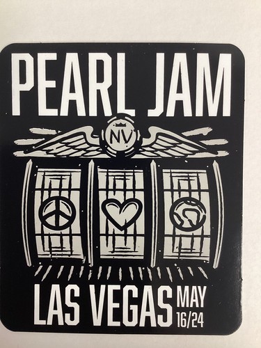 Pearl Jam Sticker Las Vegas 16.05.2024 Konzert N1 Dark Tour Matter Eddie Vedder - Bild 1 von 2