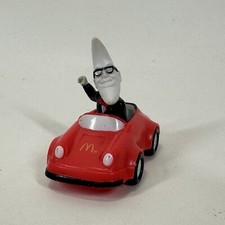 McDonald's Happy Meal Toy Mac Tonight Moon Man In Red Sports Car 1988