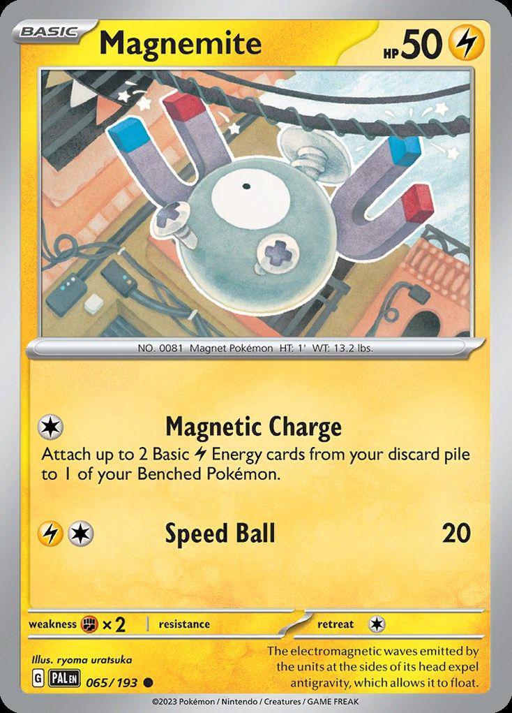 Pokemon Magnemite (65/279) Paldea Evolved NM