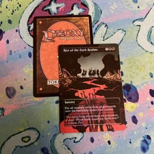 Rise Of the Dark Realms Full Art Foil Mtg Play Test Card