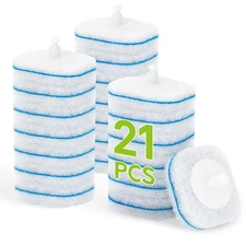 Toilet Bowl Cleaner Wand Refills Compatible with CLOROX, 21PCS Disposable Toi...