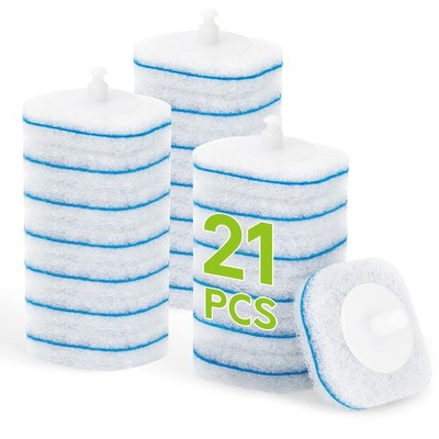 Toilet Bowl Cleaner Wand Refills Compatible with CLOROX, 21PCS Disposable Toi...