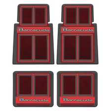 For Plymouth Barracuda 64-74 Oer Md690102 1st 2nd Row Red Carpet Floor Mat Set For Plymouth Barracuda 64-74 Oer Md690102 1st 2nd Row Red Carpet Floor Mat Set