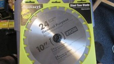 RYOBI AVANTI 10' ALLZWECKKLINGE 24 HARTMETALLZÄHNE STAHLKLINGE NEU