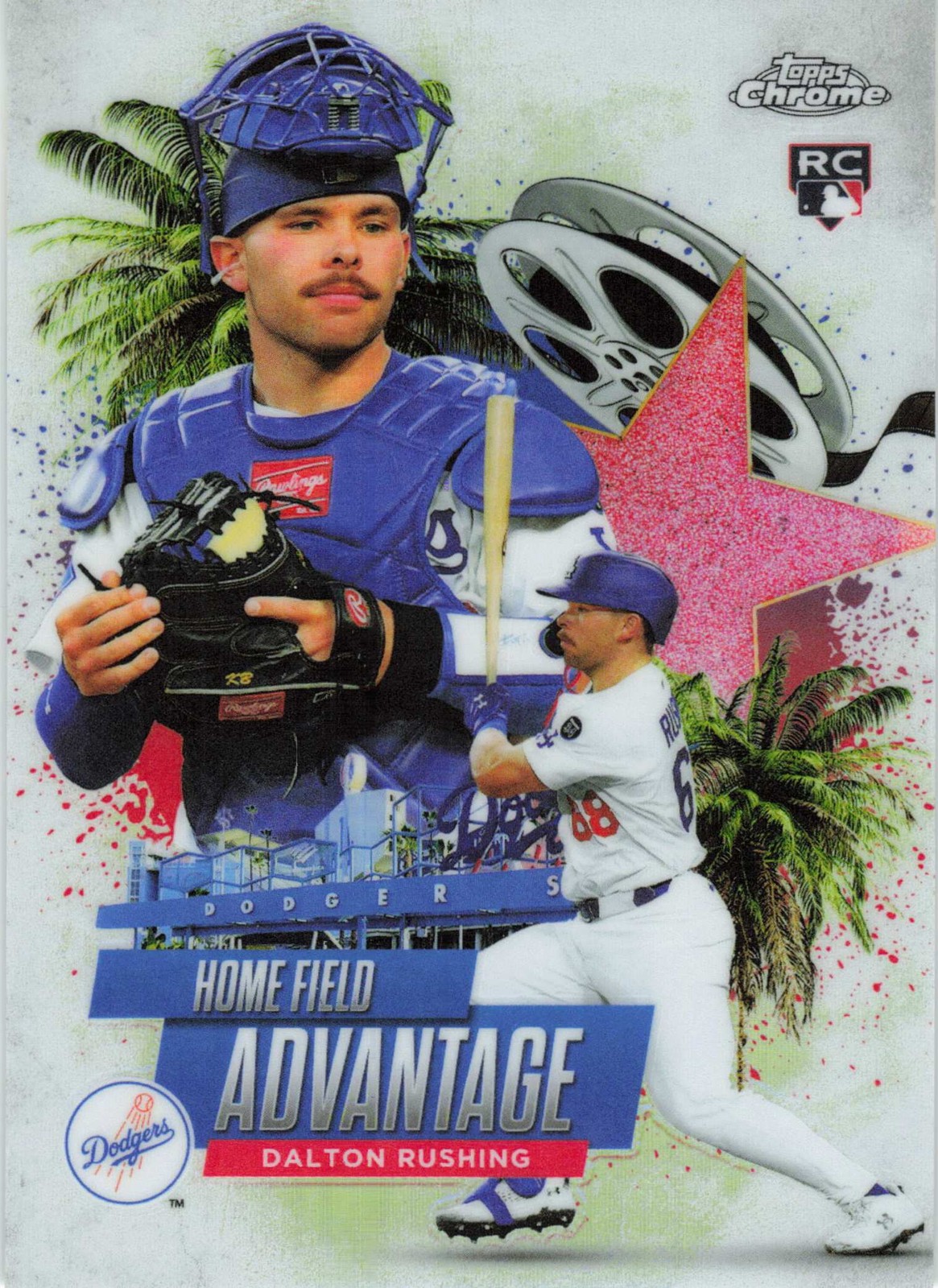 2025 Topps Chrome Update #HA-48 Dalton Rushing Home Field Advantage