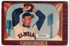 1955 Bowman #191 Bob Lemon Cleveland Indians VG-