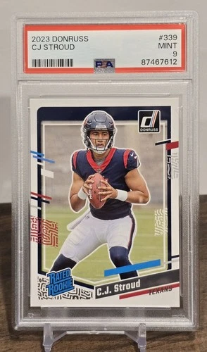2023 DONRUSS RATED ROOKIE C.J. STROUD RC GRADED PSA 9 MINT