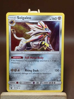 Pokemon HP Solgaleo Holo Rare SM - Celestial Storm 99/168