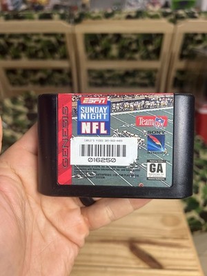 ESPN Sunday Night NFL (Sega Genesis, 1994) (Tested) Football Game 90 s