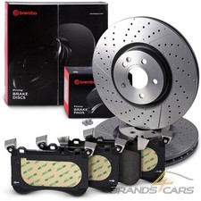 BREMBO BREMSSCHEIBEN +BELÄGE VORNE FÜR MERCEDES A-KLASSE W176 CLA C117 GLA X156