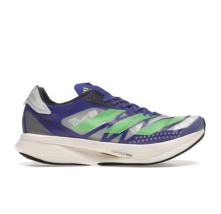 Adidas Adizero Adios Pro 2 Sonic Ink Screaming Green Running Shoe