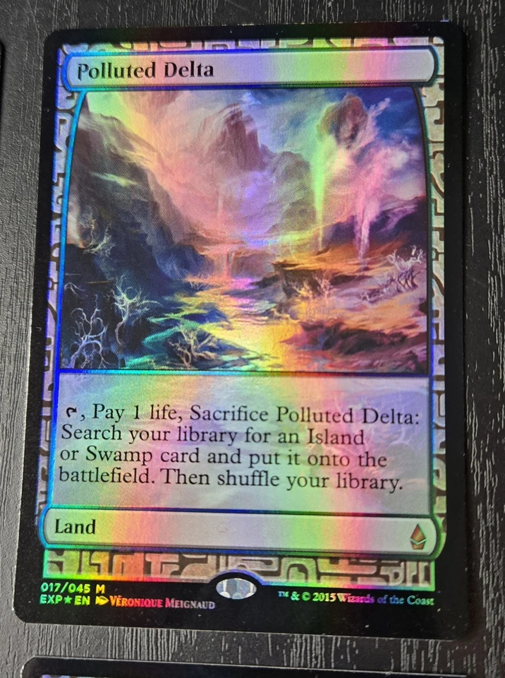 Mtg Polluted delta X4 Zendikar Expedition foil - Image 3 of 4