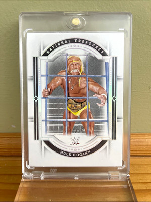 Panini National Treasures WWE 2024 Hulk Hogan #25 Base Serial Numbered /25