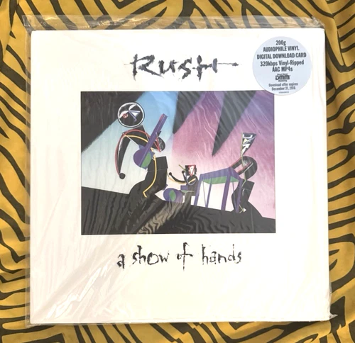 RUSH: A SHOW OF HANDS/2 LP's/200g AUDIOPHILE VINYL/PRISTINE MINT/FREE SHIPPING!!