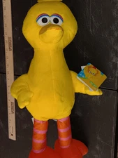 *FREE SHIP* XL 16" BIG BIRD Sesame Street Plush Toy Just Play
