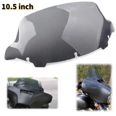 #ad 2014 2023 Smoke 10.5quot; Wave Windshield Windscreen For Harley Touring Street Glide $90.99