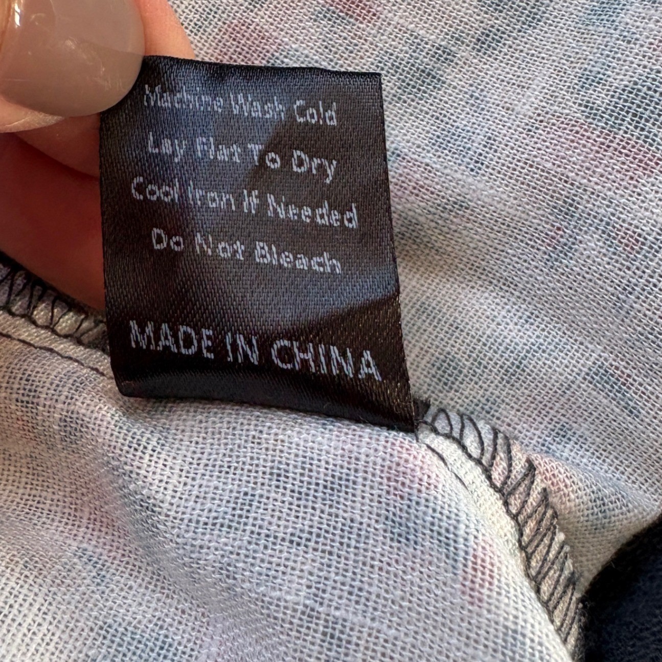 POL Multi Media Patchwork Button Front Shirt, Med… - image 9