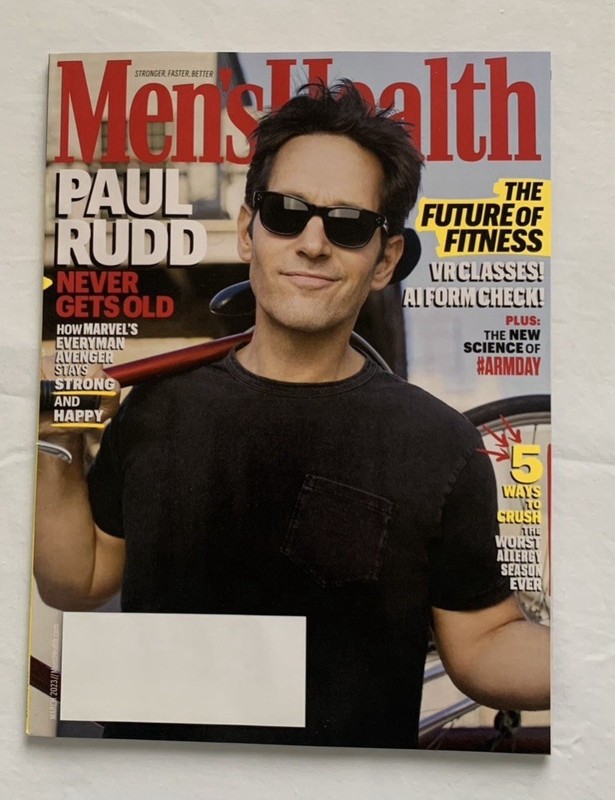 Men’s Health Paul Rudd “Never Gets Old” Issue March 2023 Magazine