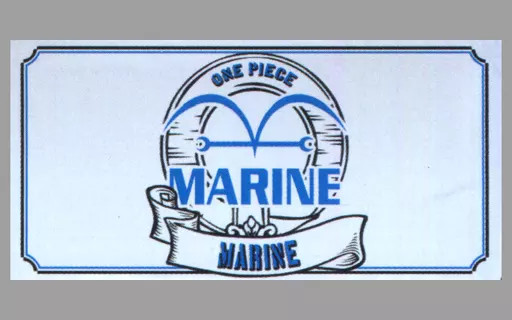 Toalla de baño con motivo de logotipo azul marino vol.2 One Piece 120x60cm (2...