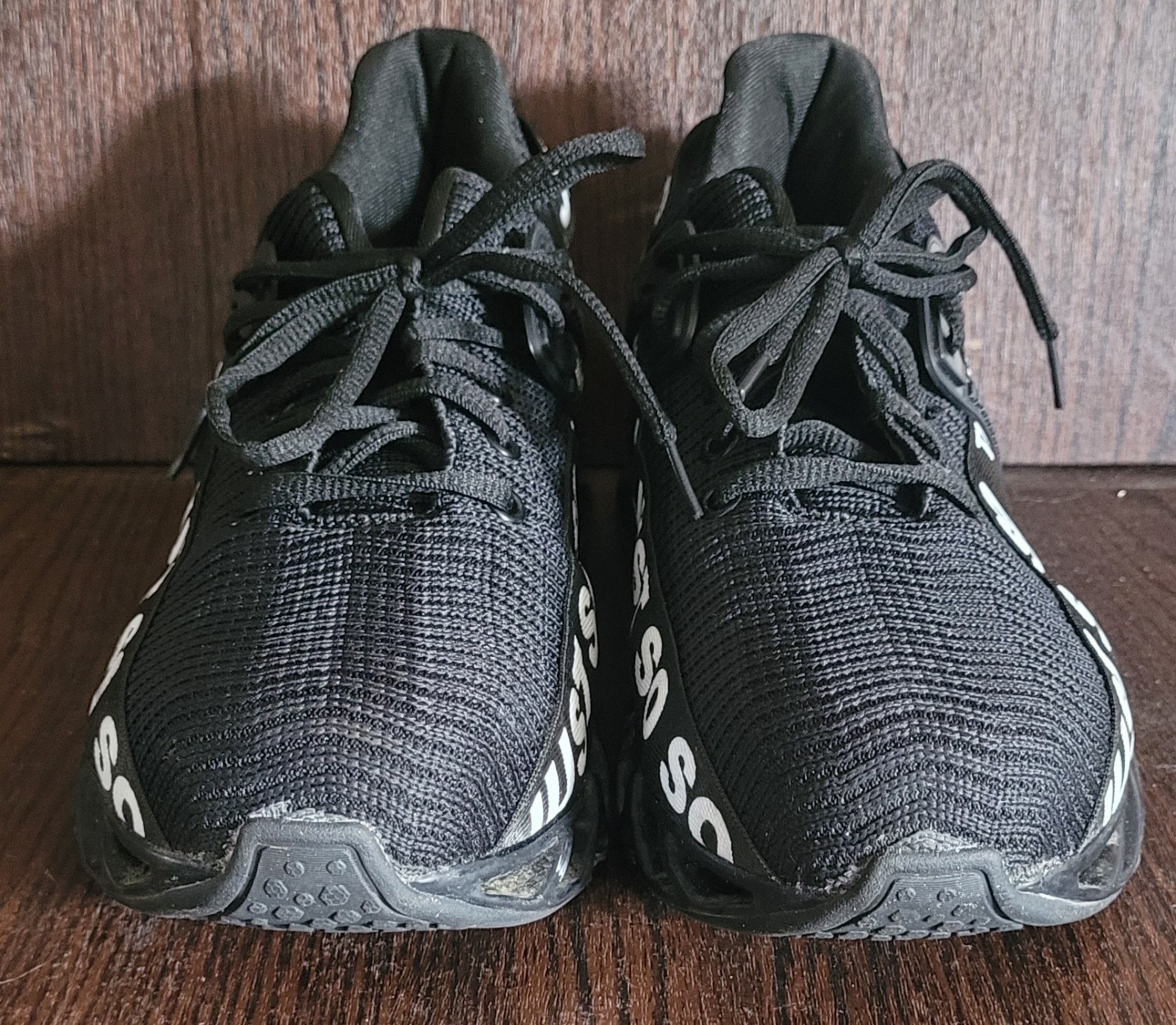 SAOLA Just So So Mens Athletic Sneakers Size 12.5 Black White