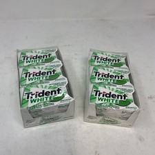 Trident White Spearmint Sugar-Free Chewing Gum 18 Packs
