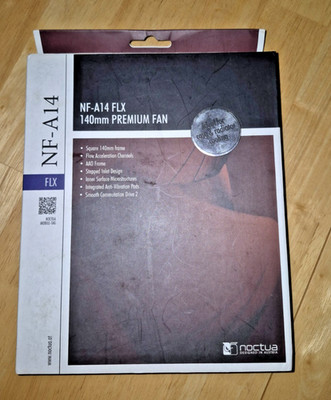 Noctua NF-A14 PWM 140mm Premium Quiet Fan - Brown/Beige (USED - OPEN BOX)