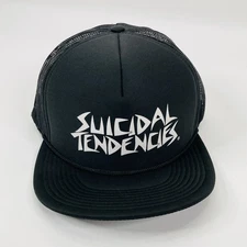 Suicidal Tendencies FLIP HAT Black Dogtown Punk Rope Cap Players Only