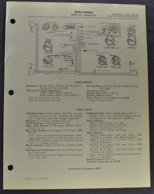 1935-1936 Federal Truck 6cyl Wiring Diagram Sheet Model 15D 18D 20D 25D 28-D
