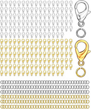 700Pcs Lobster Claw Clasps and Open Jump Rings Set,Lobster Clasps for Jewelry Ma