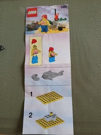 LEGO Pirates: Pirates Desert Island (1481) - 100% Complete W Instructions