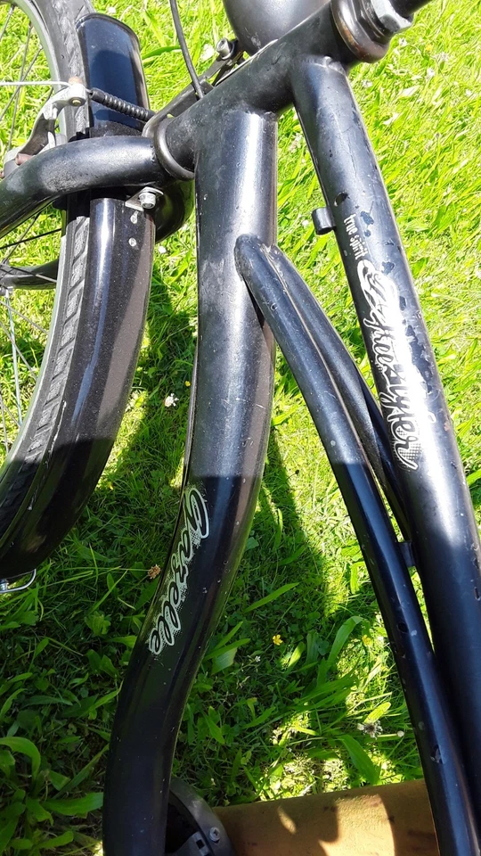 GAZELLE Lasten Fahrrad, FREE STYLER, Vintage Rad, schwarz, ABHOLUNG Sachsen - Bild 4 von 4