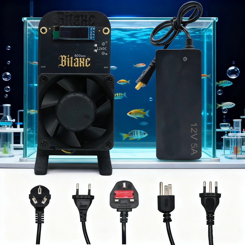 Latest Bitaxe Gamma GT 800 2.4Th/s Bitcoin Miner Low Power Silent Home Miner