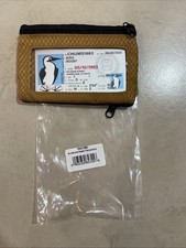 Chums Surfshorts Wallet 2 Zippered Pockets, ID Window, Key Ring Attachment NEW