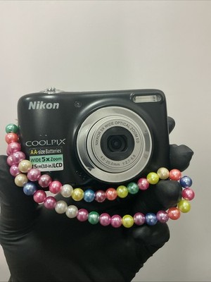 Nikon Coolpix  L25 10.1MP Digital Camera Black Tested Working GREAT CONDITION