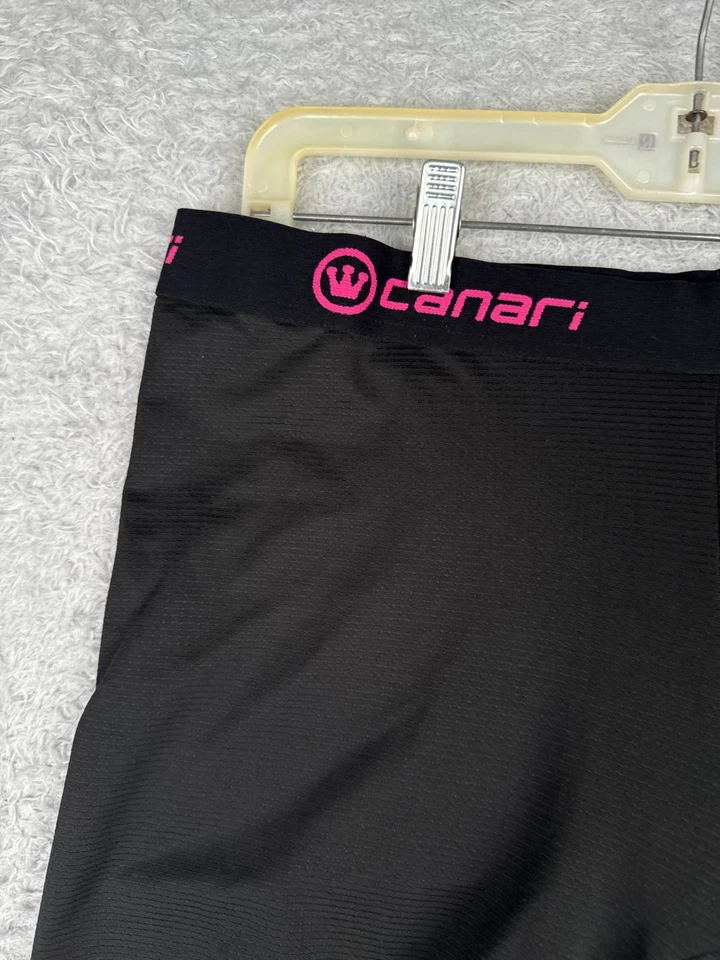 Canari ciclismo adulto extra grande forro preto poliéster elastano mistura acolchoado - Imagem 4 de 4