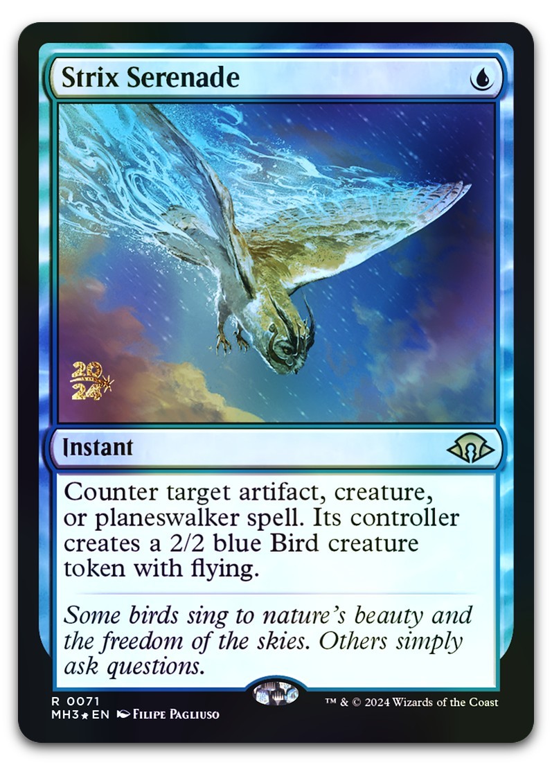 Strix Serenade #71 (Foil) (NM) Prerelease Cards PRE Magic MTG