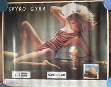 SPYRO GYRA Record World Poster 22”x 17.5”  1600 WWRL AM Circa 1979 Promotional