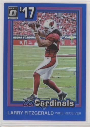 Larry Fitzgerald [Blue] #4 2017 Panini Donruss Optic 1981 Tribute card