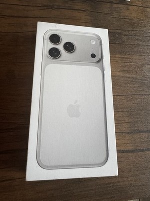 Original Apple iPhone 17 Pro Max Box Silber LEER Ersatzkarton inkl. Kabel