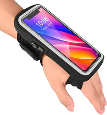 Wristband Phone Holder for Running, Forearm Armbands, Running Armband with Ca...
