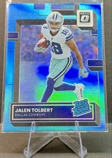 2022 Panini Donruss Optic - Rated Rookie Jalen Tolbert #231 Aqua Prizm /299 (RC)