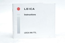 Leica M6 TTL Instruction Manual In English