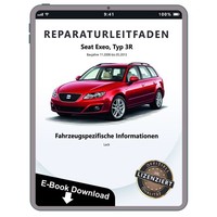 Seat Exeo 3R 2008-2013 Fahrzeugspezifische Infos Lack Reparaturhandbuch Download